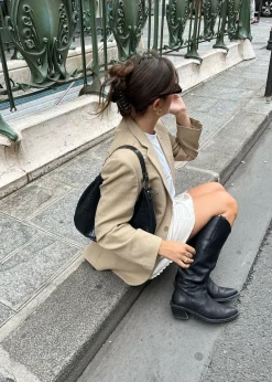 Mount Black Leather Boots