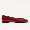 Oriana Onix Ballerinas aus Rotem Leder