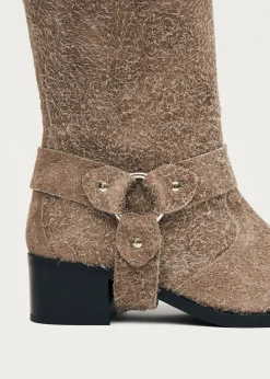 Rocky Suede Fuzzy Beige