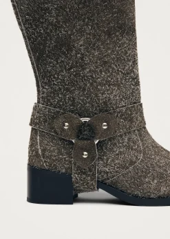Rocky Suede Fuzzy Dust Khaki