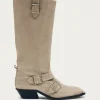Ryder Suede Beige Leather Boots