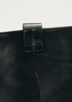 Sajan Schwarze Lederstiefel