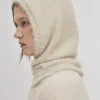 Softie Ecru gestrickte Sturmhaube