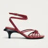Soleia Rote Ledersandalen