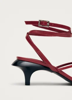 Soleia Rote Ledersandalen