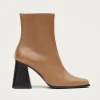 South Bicolor Braun-beige Lederstiefel
