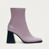 South Onix Mauve Leather Boots
