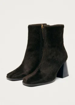 South Soft Braune Leder Stiefeletten