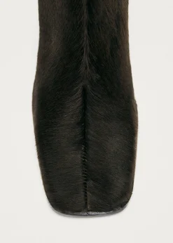 South Soft Braune Leder Stiefeletten