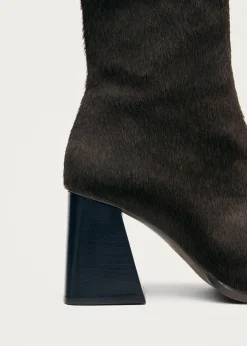 South Soft Braune Leder Stiefeletten