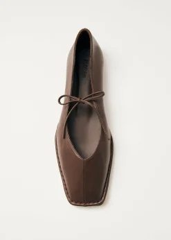 Sway Braune Ballerinas aus Leder