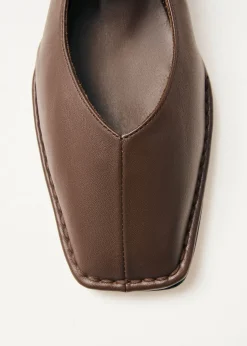 Sway Braune Ballerinas aus Leder