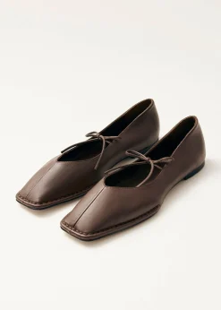Sway Braune Ballerinas aus Leder