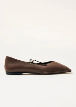 Sway Braune Ballerinas aus Leder