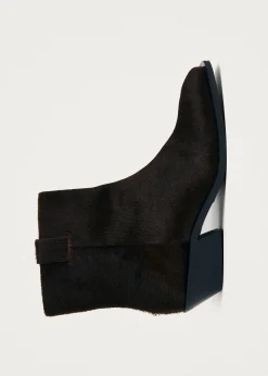 Syd Soft Dunkelbraune Leder Stiefeletten