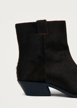 Syd Soft Dunkelbraune Leder Stiefeletten
