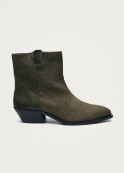 Syd Soft Khaki Leder Stiefeletten