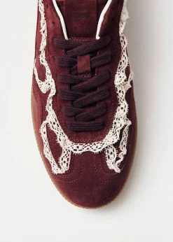 Tb.490 Crochet Burgunder Leder Sneaker