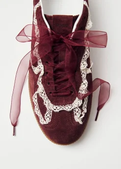 Tb.490 Crochet Burgunder Leder Sneaker