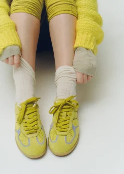 Tb.490 Rife Anisgrüne Wildleder-Sneakers