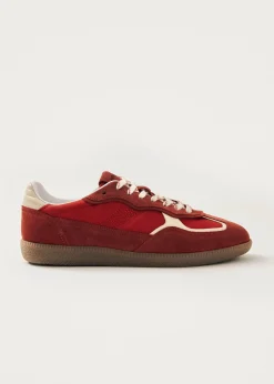 Tb.490 Rife Glänzende Rote Leder-Sneakers