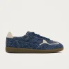 Tb.490 Rife Suede Fuzzy Blaue Ledersneaker