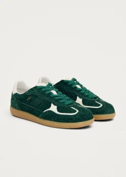 Tb.490 Rife Suede Fuzzy Grüne Leder-Sneaker