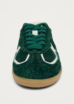 Tb.490 Rife Suede Fuzzy Grüne Leder-Sneaker
