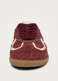 Tb.490 Rife Suede Fuzzy Rote Leder Sneaker