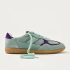 Tb.490 Rife Türkisfarbene Wildleder-Sneaker