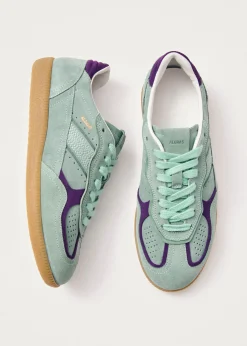 Tb.490 Rife Türkisfarbene Wildleder-Sneaker