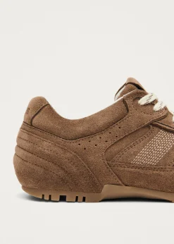 Tb.56 Suede Braune Ledersneaker