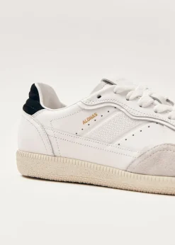 Tb.490 Weiße und schwarze Leder-Sneakers