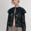 Tolpa Lace Schwarz Bluse