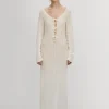 Triza Creme Kleid