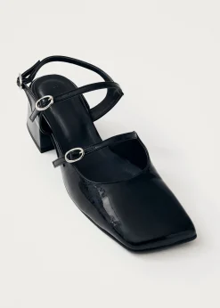 Withnee Onix Schwarze Lederpumps
