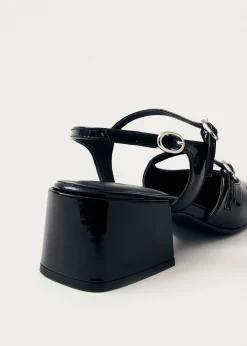 Withnee Onix Schwarze Lederpumps